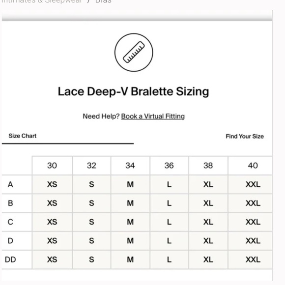 Knix Lace Deep-V Bralette Sz M in Endless Sky - Picture 3 of 7